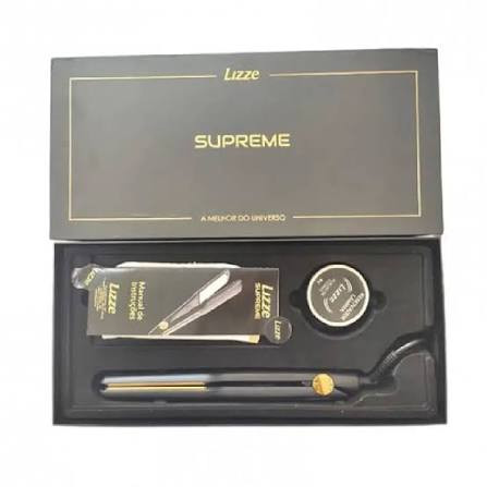 اتو مو حرفهای لیز مدل Lizze Supreme با صفحات نانو تیتانیوم روکش طلایی مناسب کراتین و صافی مو