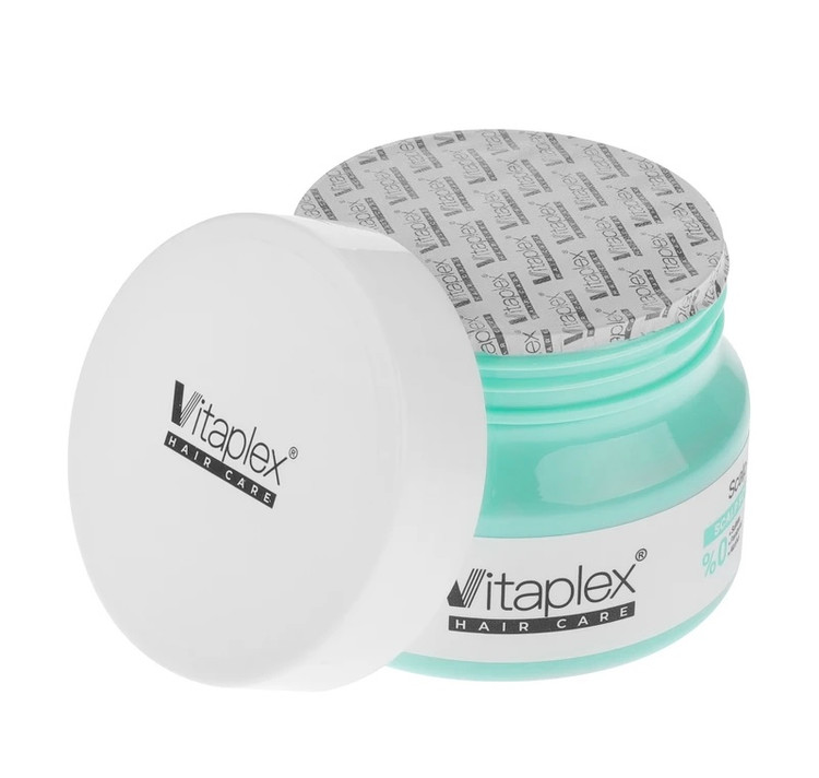 ماسک اسکراب مو ویتاپلکس مدل Scalp Care مناسب برای موهای چرب و دارای شوره وزن 295 گرم