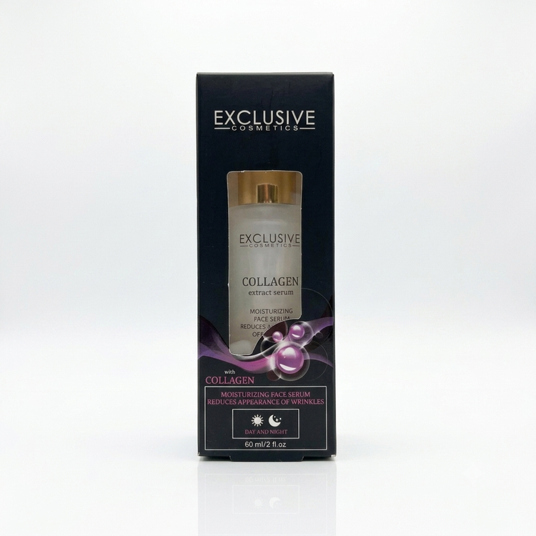 جعبه سرم کلاژن Exclusive Cosmetics مدل Collagen Extract