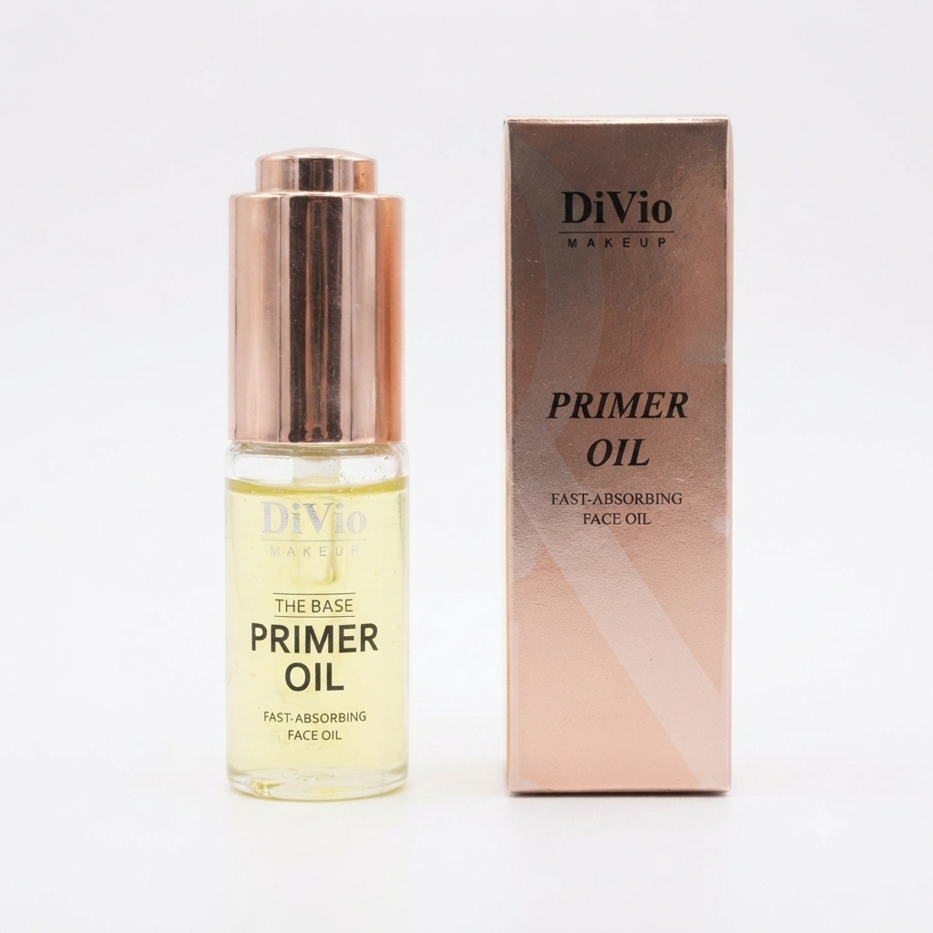 پرایمر روغنی دیویو مدل The Base Primer Oil زیرساز آرایش آبرسان و افزایش ماندگاری میکاپ