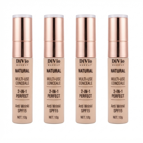 کانسیلر حرفهای دیویو مدل Natural Multi-Use Concealer SPF15 با پوشش کامل در ۴ رنگ