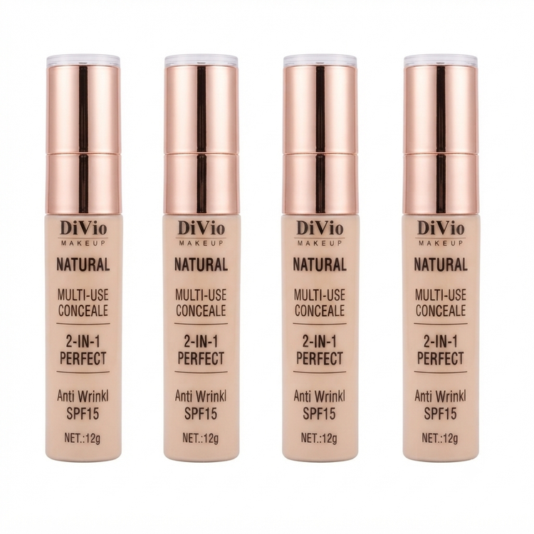 کانسیلر حرفهای دیویو مدل Natural Multi-Use Concealer SPF15 با پوشش کامل در ۴ رنگ