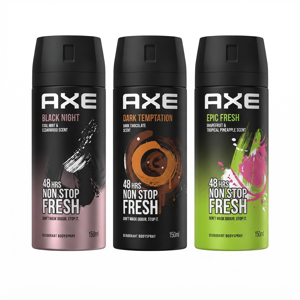 اسپری خوشبو کننده بدن اسپرت AXE حجم 150 میلی‌لیتر با ماندگاری 48 ساعته
