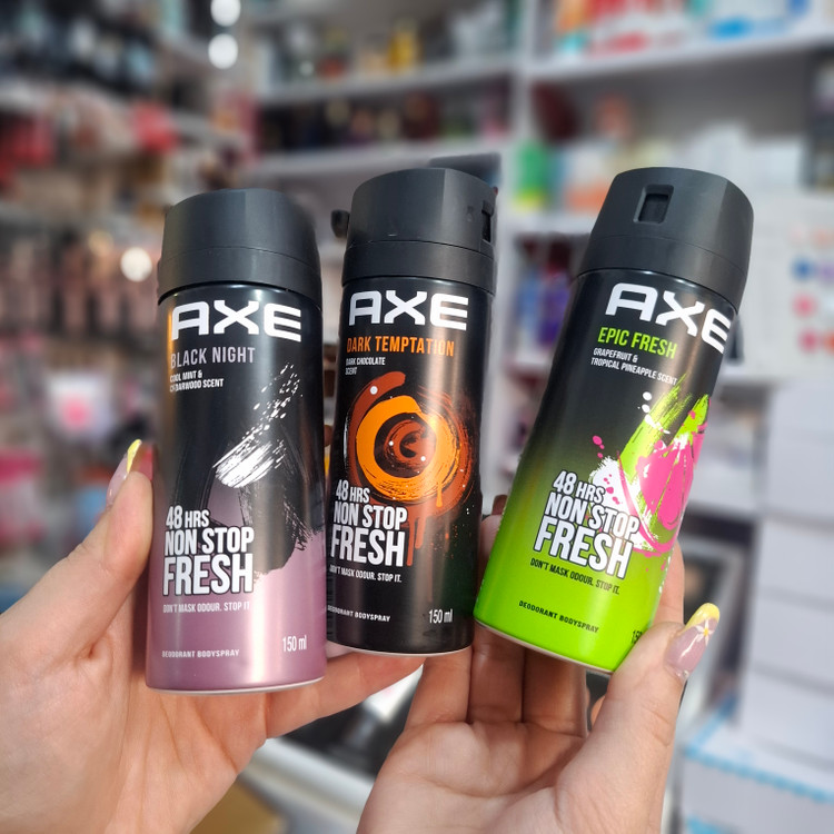 اسپری خوشبو کننده بدن اسپرت AXE حجم 150 میلیلیتر با ماندگاری 48 ساعته