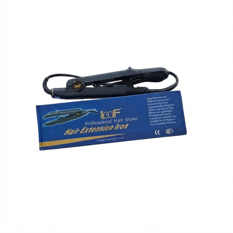 جعبه دستگاه اکستنشن مو لوف مدل Hair Extension Fusion Iron