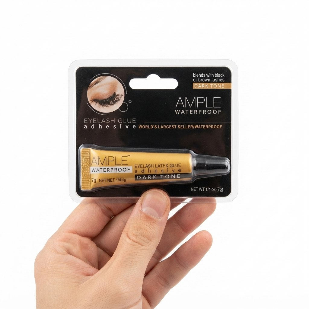چسب مژه آمپل مشکی ضد آب AMPLE Waterproof در آرایشی نرگسی