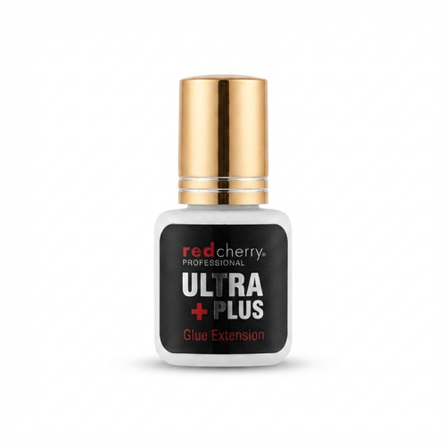 چسب اکستنشن مژه رد چری Ultra Plus درب طلایی مناسب استفاده حرفهای در آرایشی نرگسی