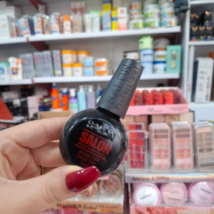 بیس ژل ناخن سالن Salon Soak-Off Base Gel حجم ۳۰ میل