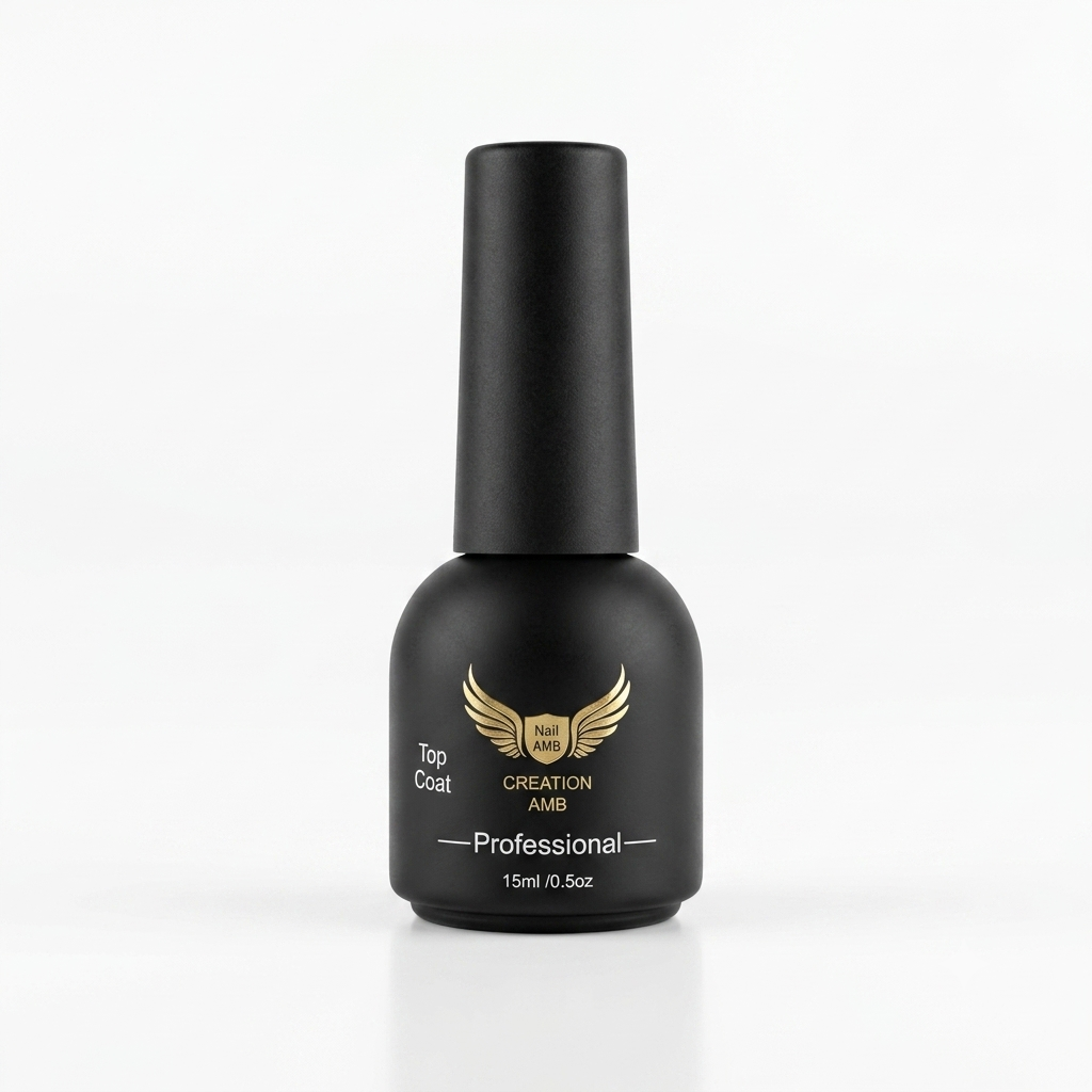 تاپ کات ناخن کریشن AMB Creation Top Coat حجم ۱۵ میل
