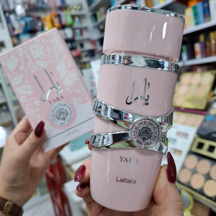 عطر ادکلن لطافه یارا صورتی اصل - فروشگاه آرایشی نرگسی کرمانشاه