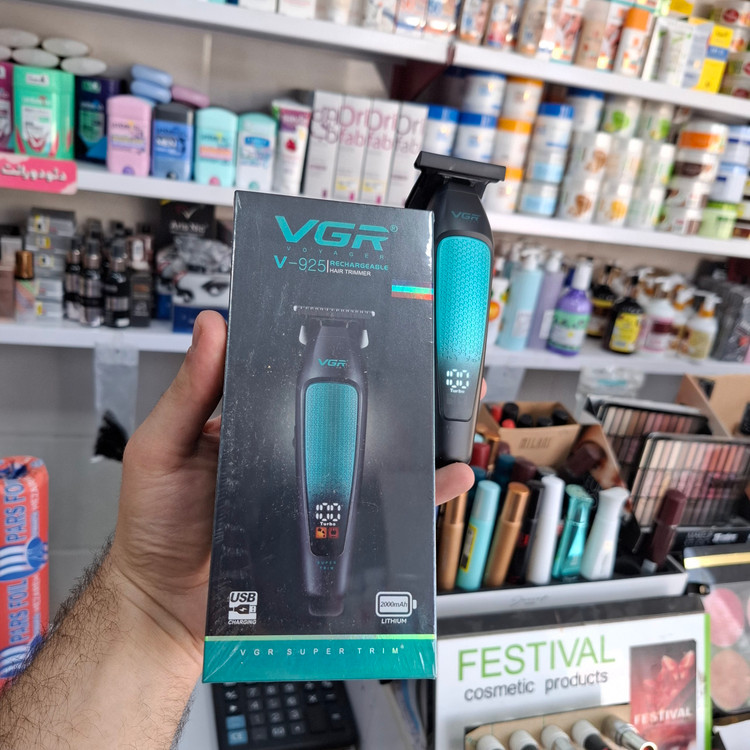 خطزن حرفهای مردانه مدل VGR 925 رنگ مشکی به همراه جعبه در آرایشی نرگسی کرمانشاه