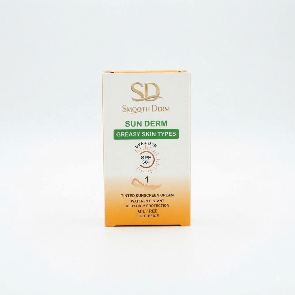 ضدآفتاب  اسموت درم SPF 50+ مناسب پوست چرب و خشک