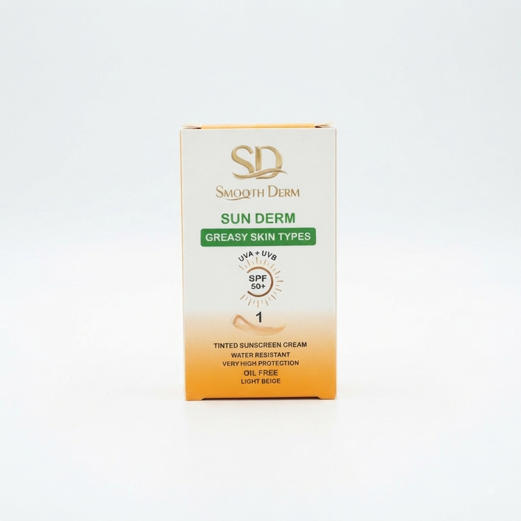 ضدآفتاب اسموت درم SPF 50+ مناسب پوست چرب و خشک