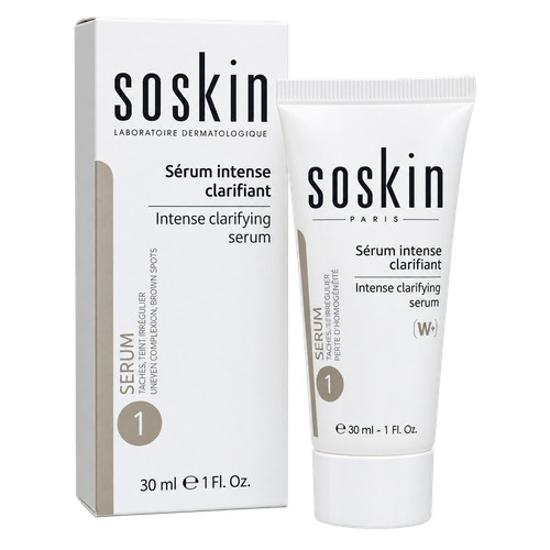 سرم ضدلک و سفید کننده ساسکین W+ مدل Intense Clarifying حجم 30 میلیلیتر
