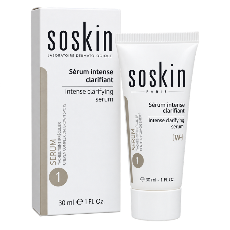 سرم ضدلک و سفید کننده ساسکین W+ مدل Intense Clarifying حجم 30 میلیلیتر