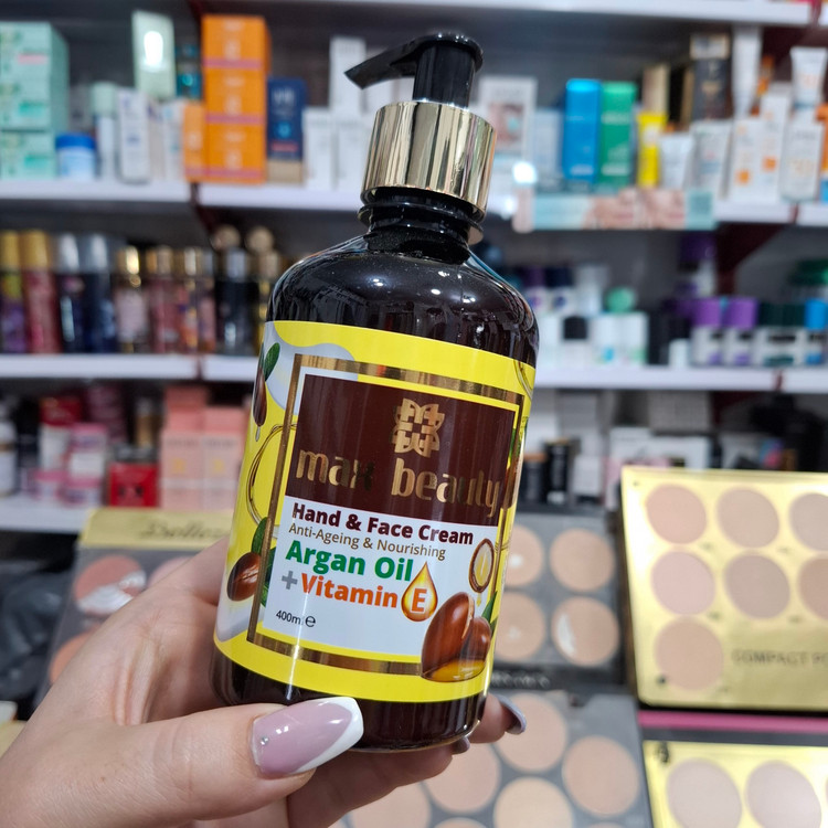 کرم دست و صورت مکس بیوتی حاوی روغن آرگان